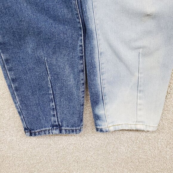 Simple Society Womens High-Waisted Half Bleached Boyfriend Jeans Size 11/30 - Picture 3 of 12